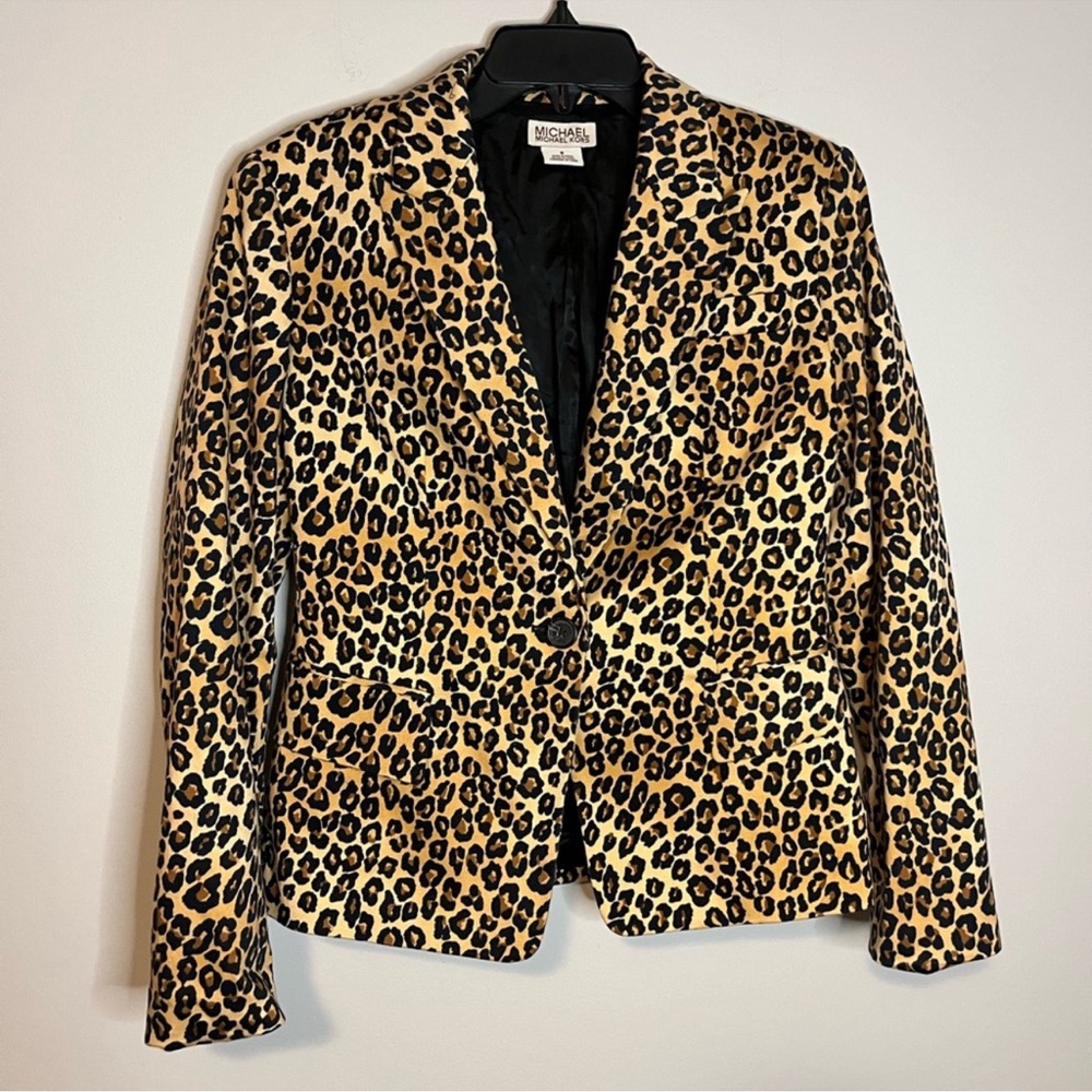 Michael Kors Cheetah blazer